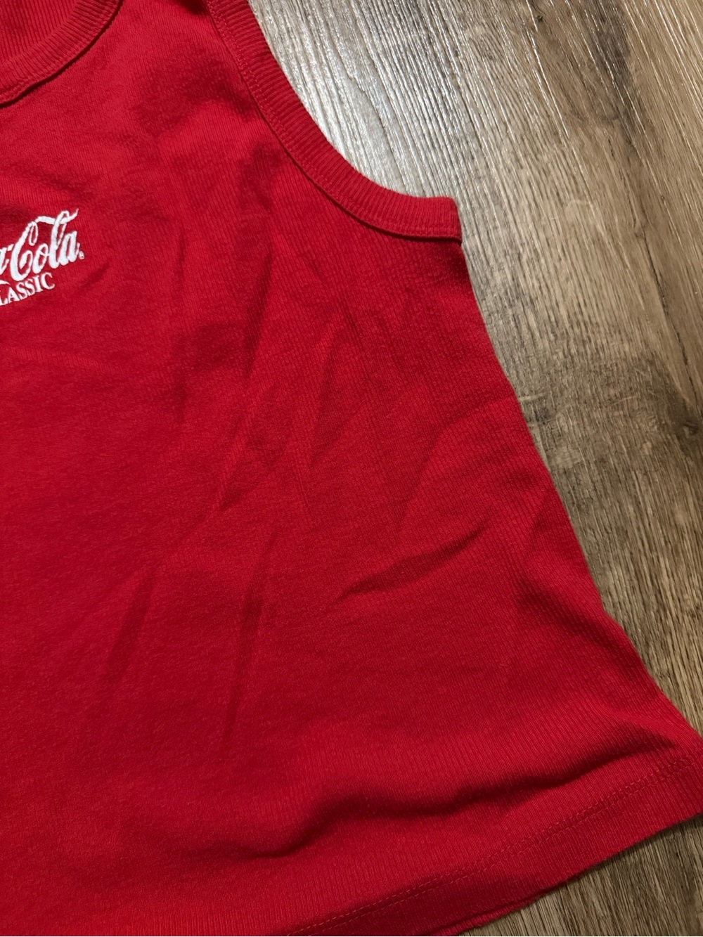 Coca Cola Ribbed Tank Top - Picture 4 of 4